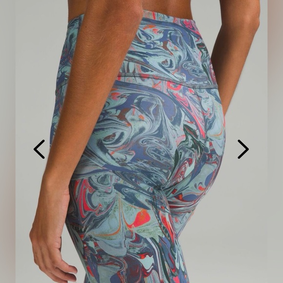 NWT Lululemon Train High Rise Tights 25” Size 4 Multi Color - Picture 2 of 6